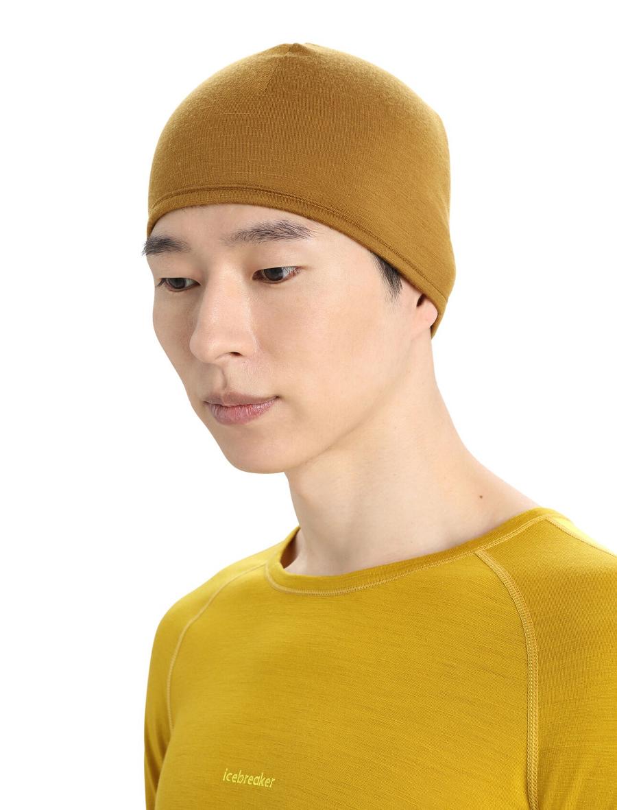 Czapki Icebreaker Unisex Merino Pocket Beanie Damskie Zielone | PL 1462PJJQ